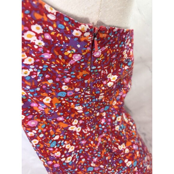 Vintage Todd Oldham Y2k Halter Dress 7 M Ditsy Floral Midi 2000s Fairy TO2 - Picture 9 of 16